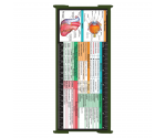 WhiteCoat Clipboard® Trifold - Army Green Veterinary Medicine Edition